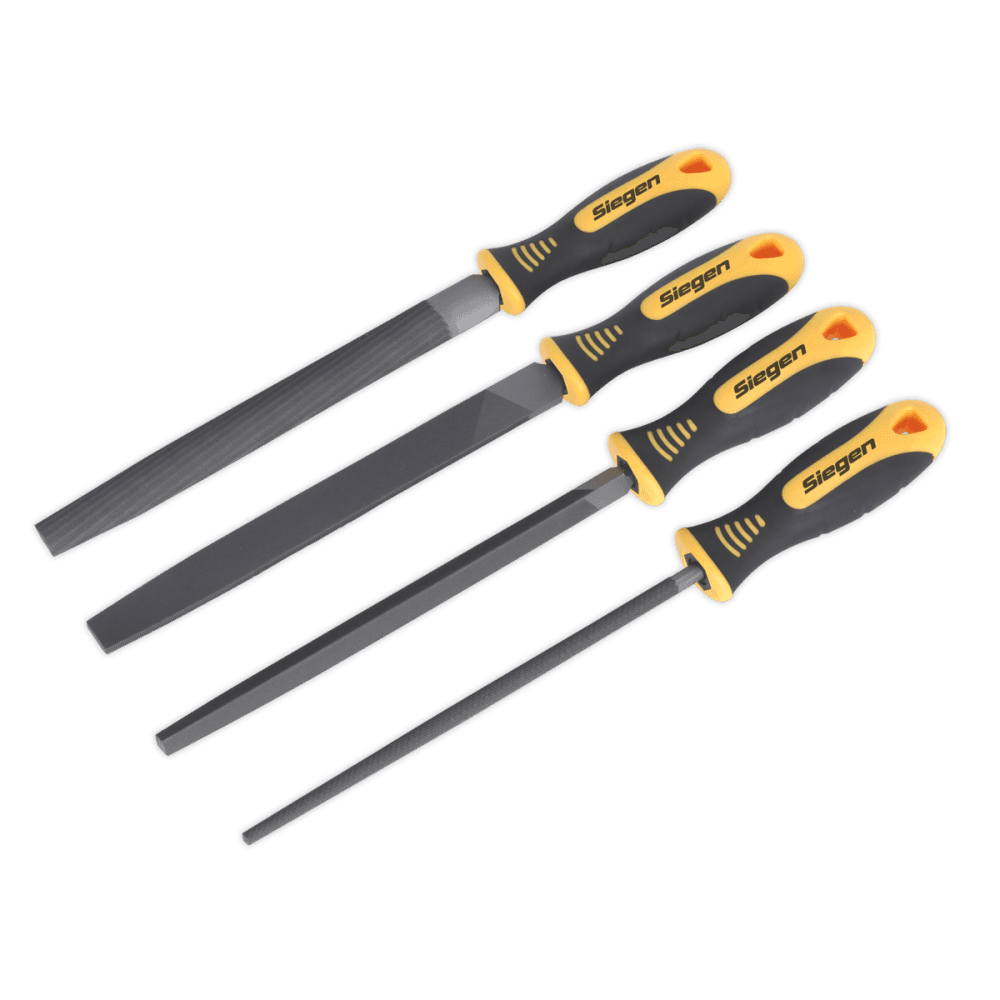 Sealey File Set 4pc 200mm Model No-S0629