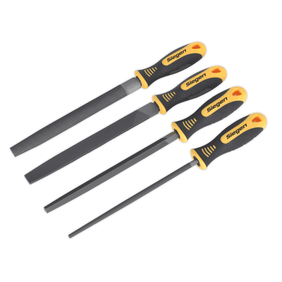 Sealey File Set 4pc 200mm Model No-S0629