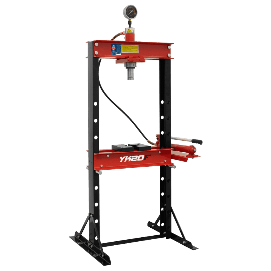 Sealey Hydraulic Press 20tonne Floor Type Model No-YK20F