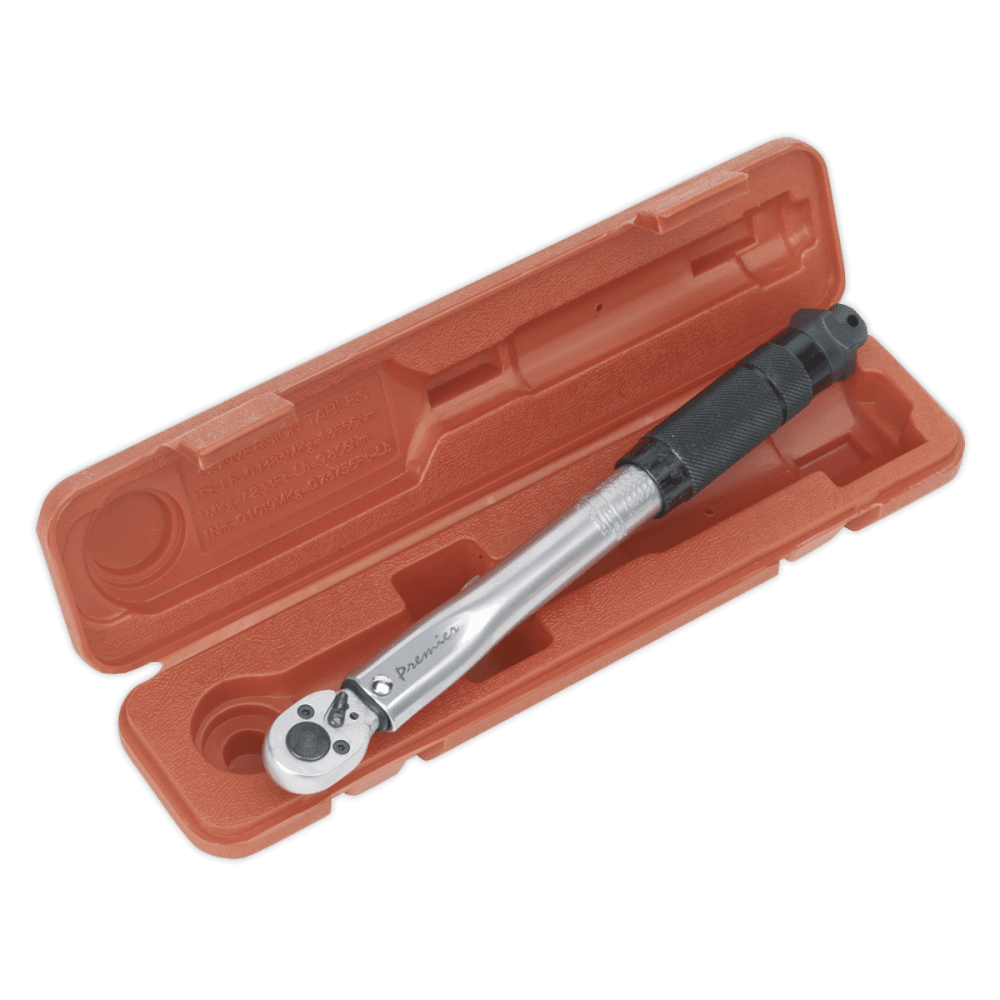 Sealey Torque Wrench Micrometer Style 3/8"Sq Drive 2-24Nm/1.47-17.70lb.ft Model No-STW1012