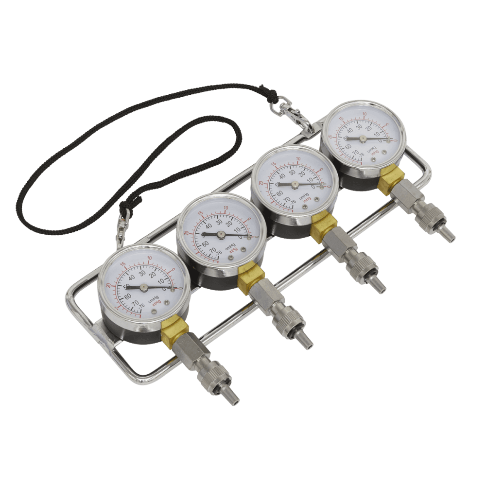 Sealey Carburettor Synchronizer (Vacuum, Mini-Type) Model No-VS209