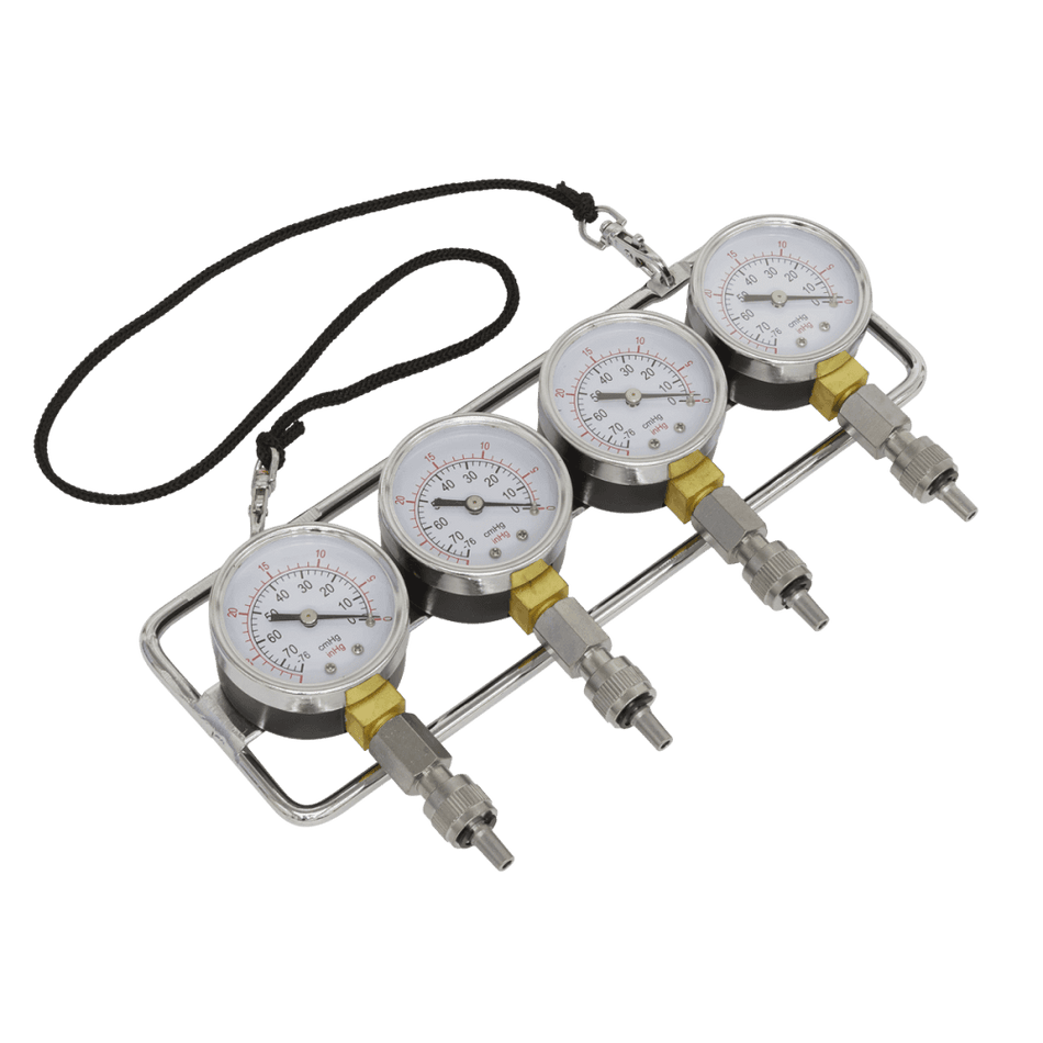 Sealey Carburettor Synchronizer (Vacuum, Mini-Type) Model No-VS209