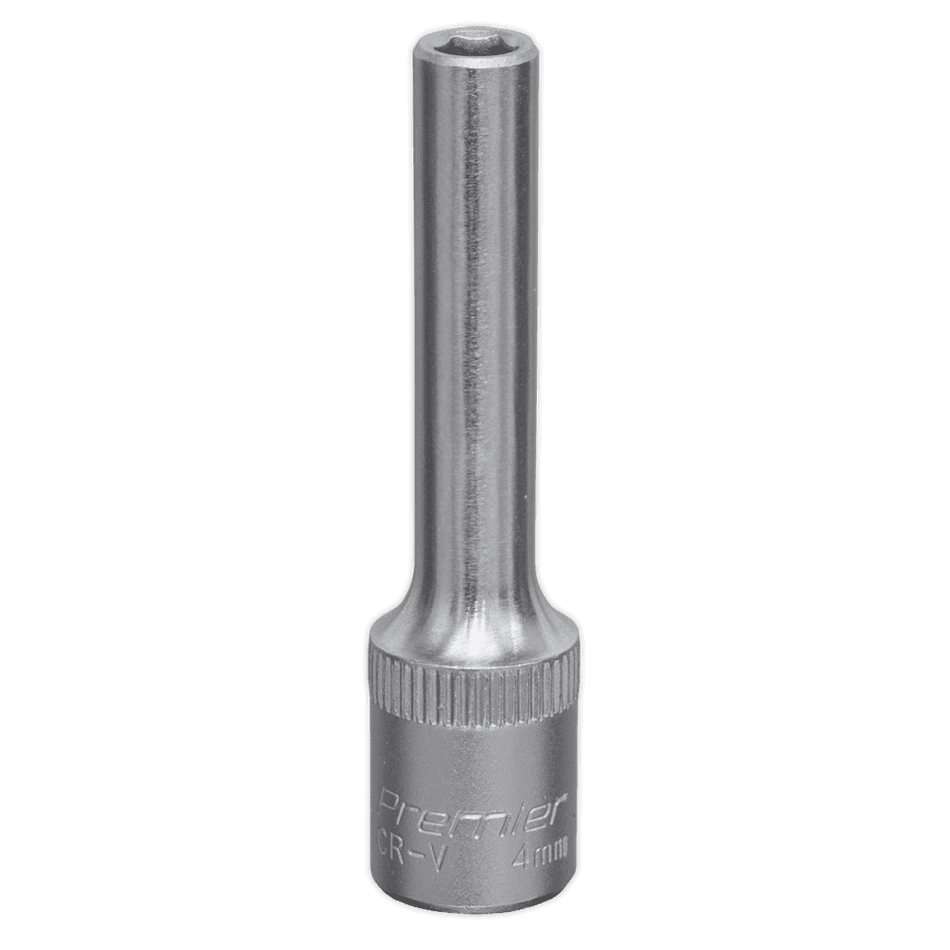 Sealey WallDrive Socket 4mm Deep 1/4"Sq Drive Model No-S1404D
