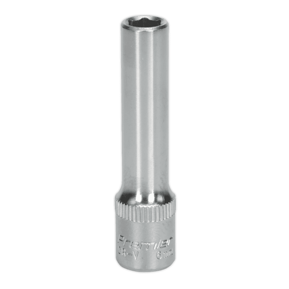 Sealey WallDrive Socket 6mm Deep 1/4"Sq Drive Model No-S1406D