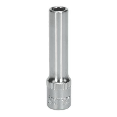 Sealey WallDrive Socket 6mm Deep 1/4"Sq Drive Model No-S1406D