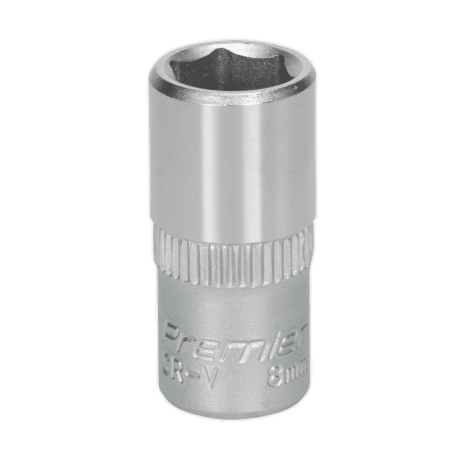 Sealey WallDrive Socket 8mm 1/4"Sq Drive Model No-S1408