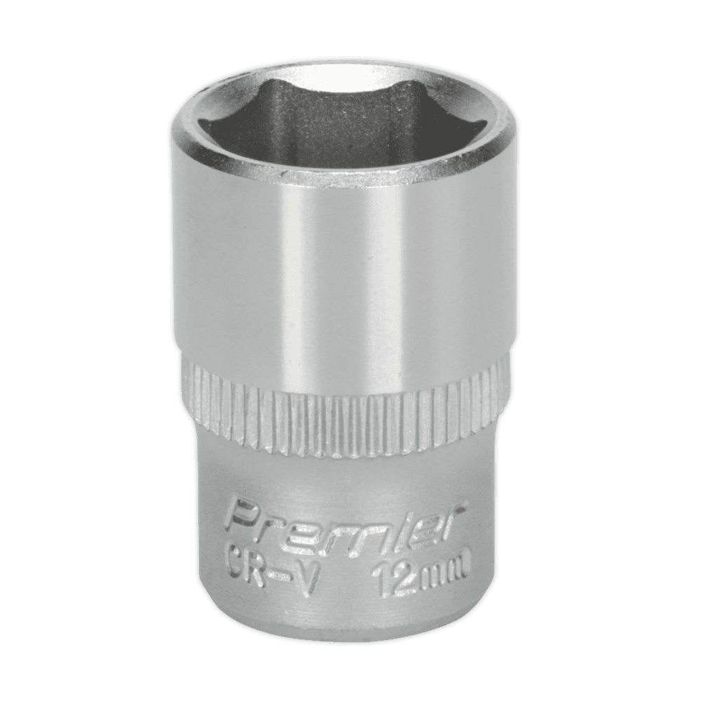 Sealey WallDrive Socket 12mm 1/4"Sq Drive Model No-S1412