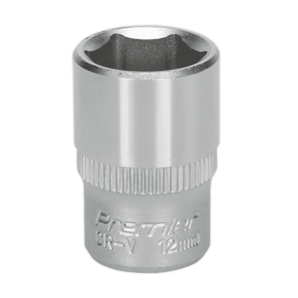 Sealey WallDrive Socket 12mm 1/4"Sq Drive Model No-S1412
