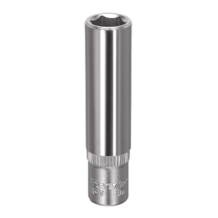 Sealey WallDrive Socket 8mm Deep 1/4"Sq Drive Model No-S1408D