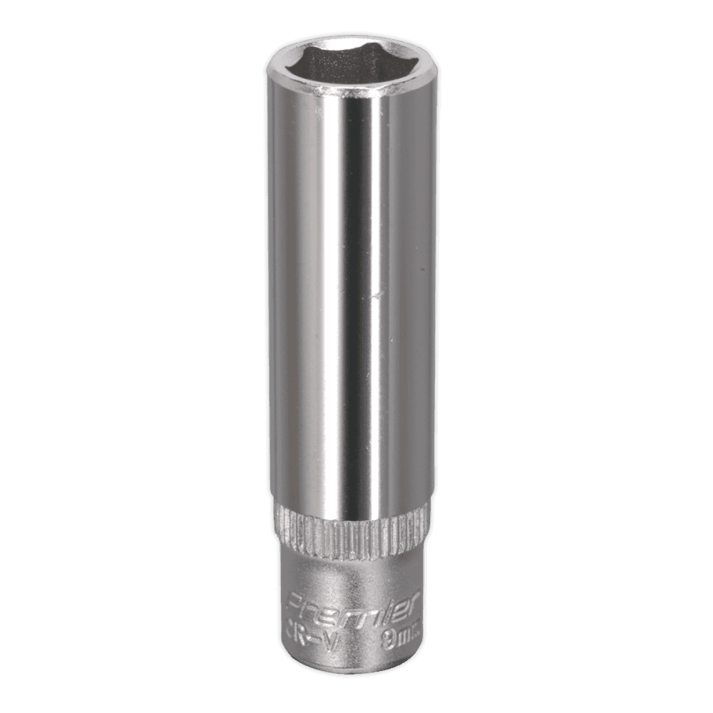 Sealey WallDrive Socket 9mm Deep 1/4"Sq Drive Model No-S1409D