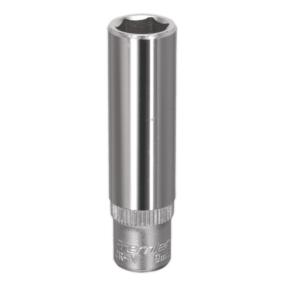 Sealey WallDrive Socket 9mm Deep 1/4"Sq Drive Model No-S1409D