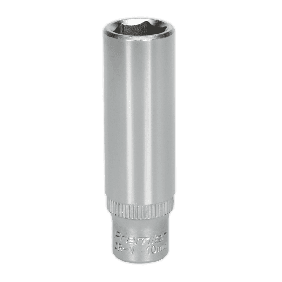 Sealey WallDrive Socket 10mm Deep 1/4"Sq Drive Model No-S1410D