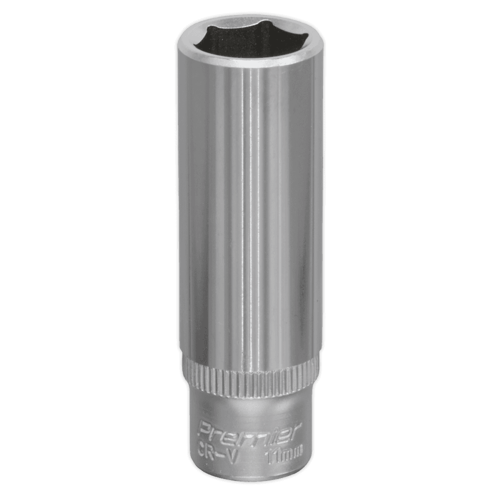Sealey WallDrive Socket 11mm Deep 1/4"Sq Drive Model No-S1411D