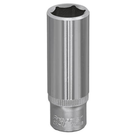 Sealey WallDrive Socket 12mm Deep 1/4"Sq Drive Model No-S1412D