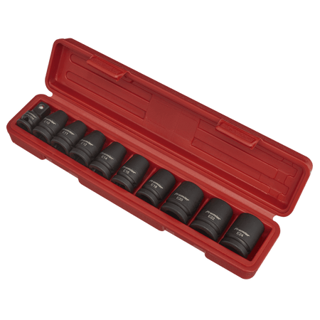 Sealey Impact TRX-Star Female Socket Set 10pc 1/2"Sq Drive Model No-AK2301
