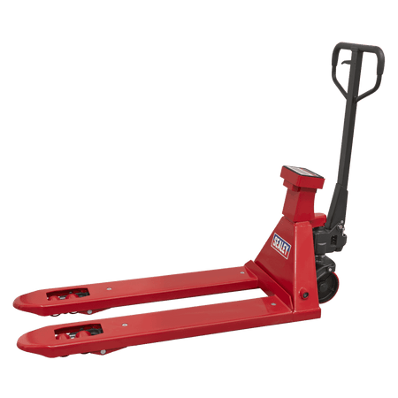 Sealey Pallet Truck 2000kg 1150 x 555mm with Scales Model No-PT1150SC