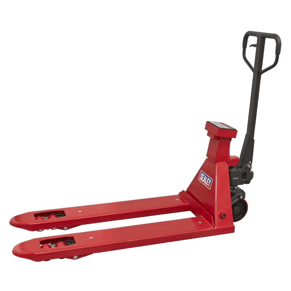Sealey Pallet Truck 2000kg 1150 x 555mm with Scales Model No-PT1150SC