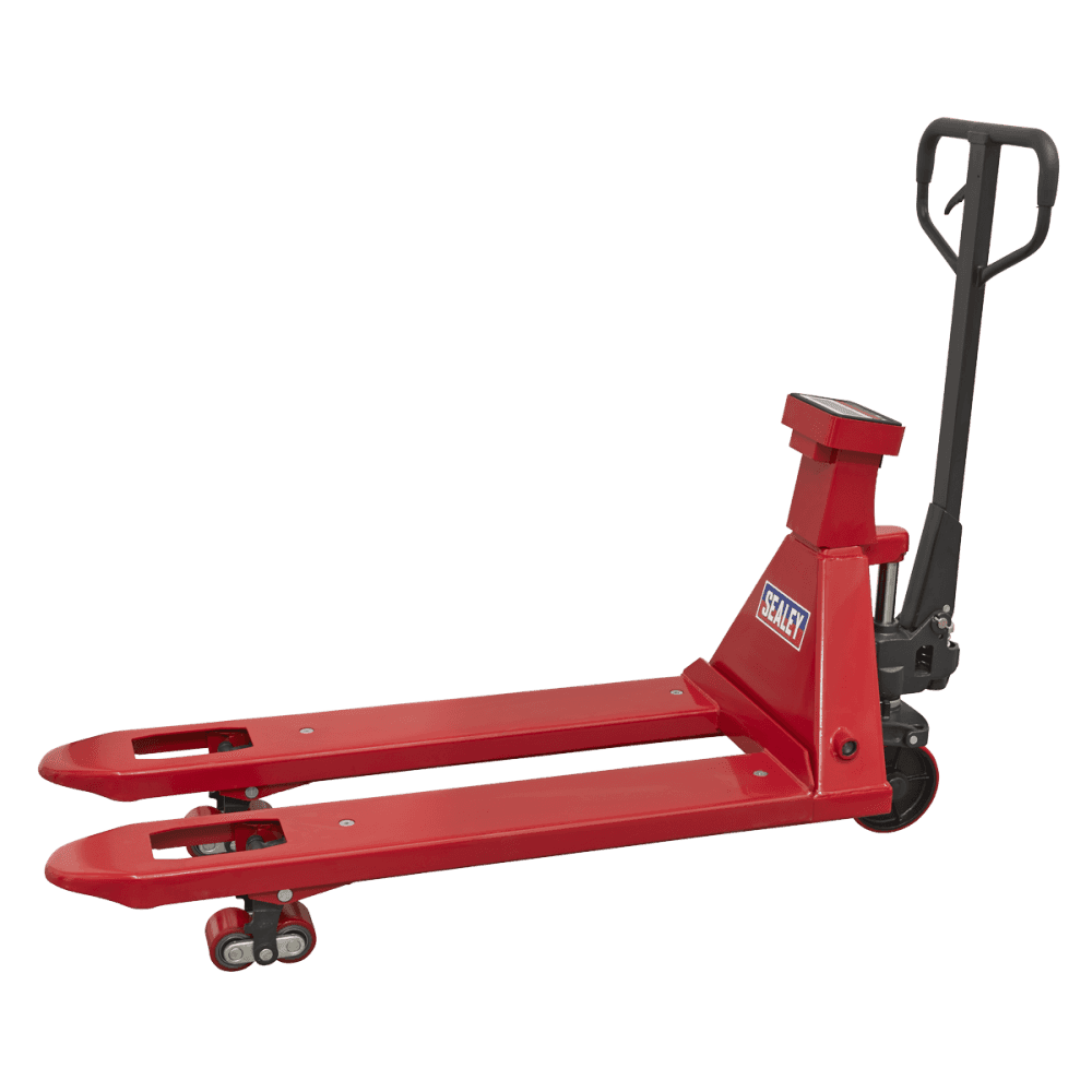 Sealey Pallet Truck 2000kg 1150 x 555mm with Scales Model No-PT1150SC