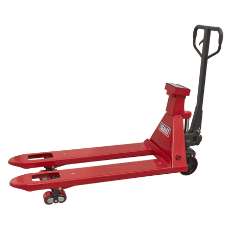 Sealey Pallet Truck 2000kg 1150 x 555mm with Scales Model No-PT1150SC
