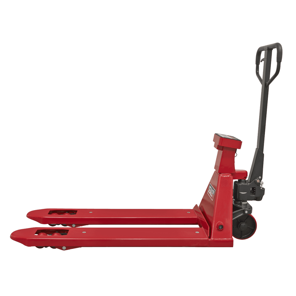 Sealey Pallet Truck 2000kg 1150 x 555mm with Scales Model No-PT1150SC
