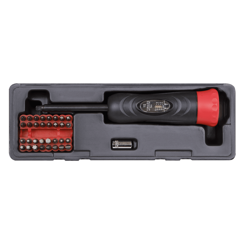 Sealey Torque Screwdriver Set 34pc 2-10Nm 1/4"Sq Drive Model No-STS100