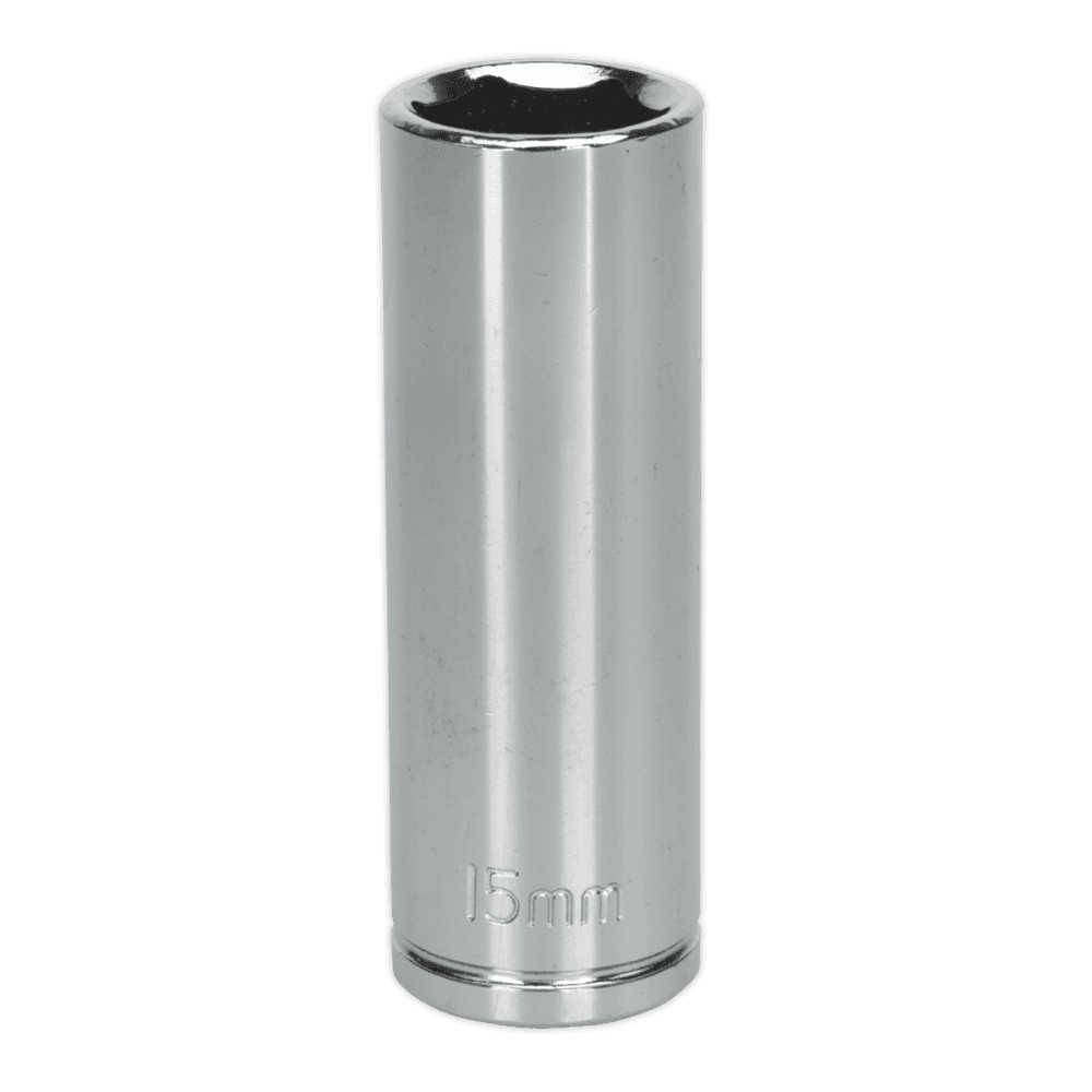 Sealey WallDrive Socket 15mm Deep 3/8"Sq Drive Model No-S0593