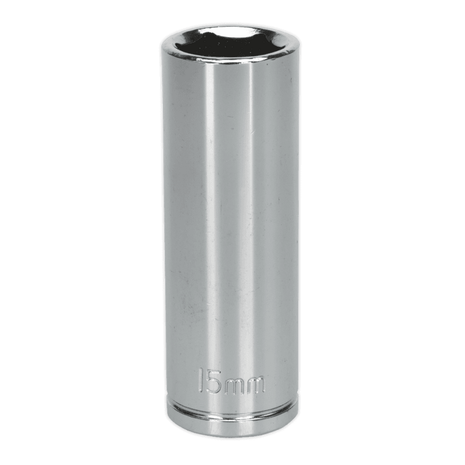Sealey WallDrive Socket 15mm Deep 3/8"Sq Drive Model No-S0593