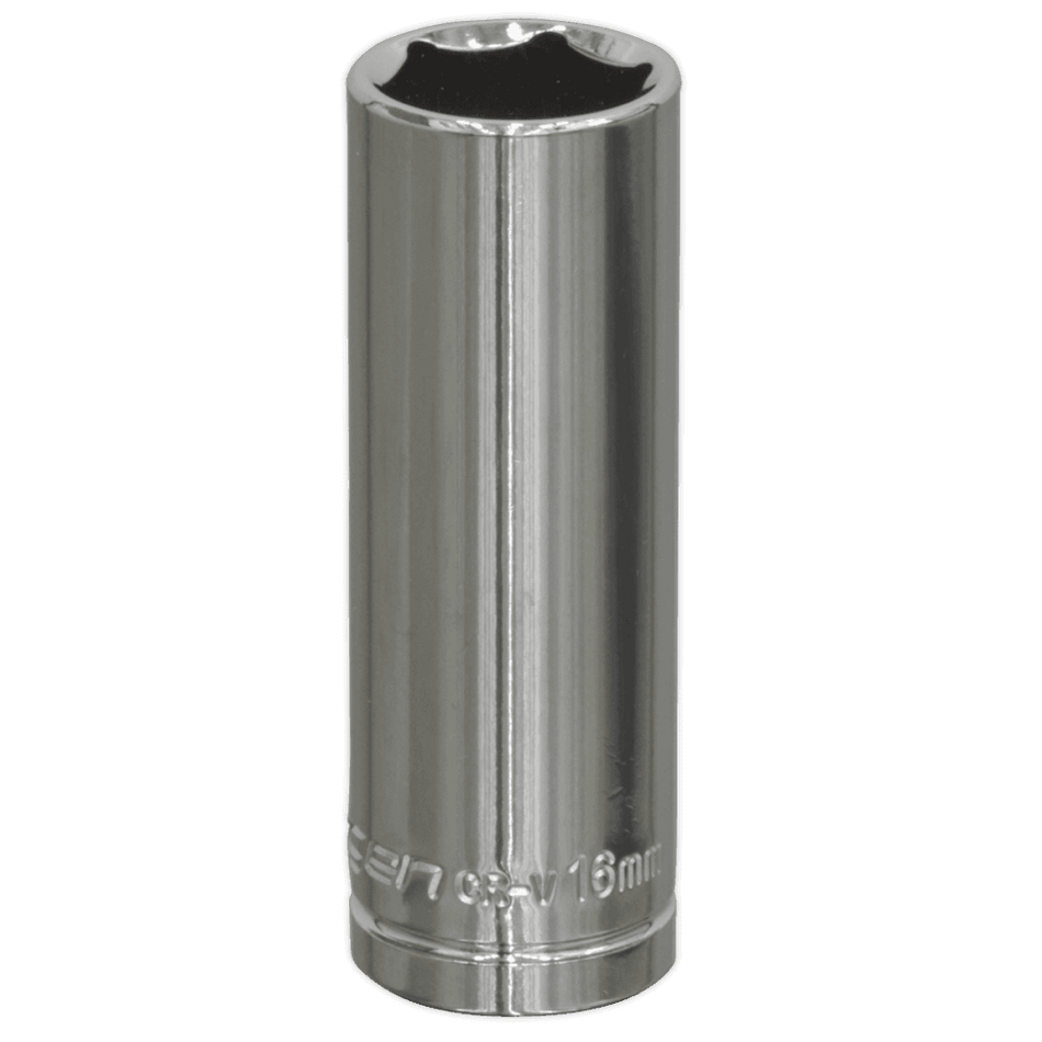 Sealey WallDrive Socket 16mm Deep 3/8"Sq Drive Model No-S0594