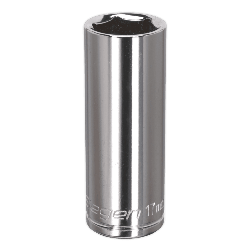 Sealey WallDrive Socket 17mm Deep 3/8"Sq Drive Model No-S0595