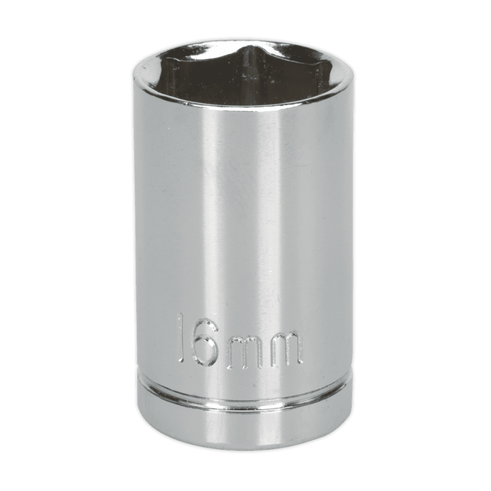 Sealey WallDrive Socket 16mm 1/2"Sq Drive Model No-S0654