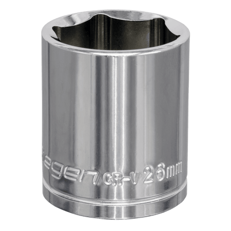 Sealey WallDrive Socket 26mm 1/2"Sq Drive Model No-S0662