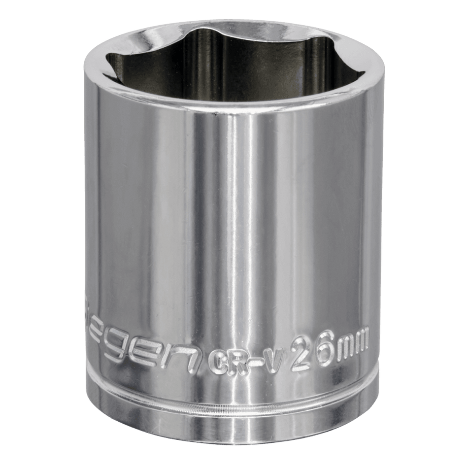 Sealey WallDrive Socket 26mm 1/2"Sq Drive Model No-S0662