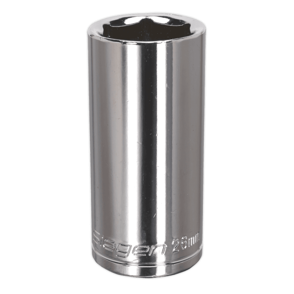 Sealey WallDrive Socket 26mm Deep 1/2"Sq Drive Model No-S0680