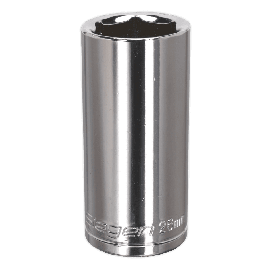 Sealey WallDrive Socket 26mm Deep 1/2"Sq Drive Model No-S0680