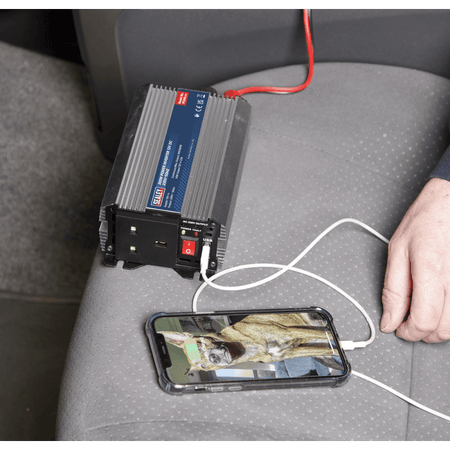 Sealey 300W Power Inverter 12V DC - 230V 50Hz Model No-PI300