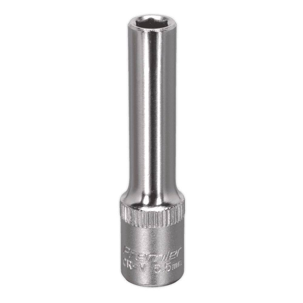 Sealey WallDrive Socket 5.5mm Deep 1/4"Sq Drive Model No-S14055D