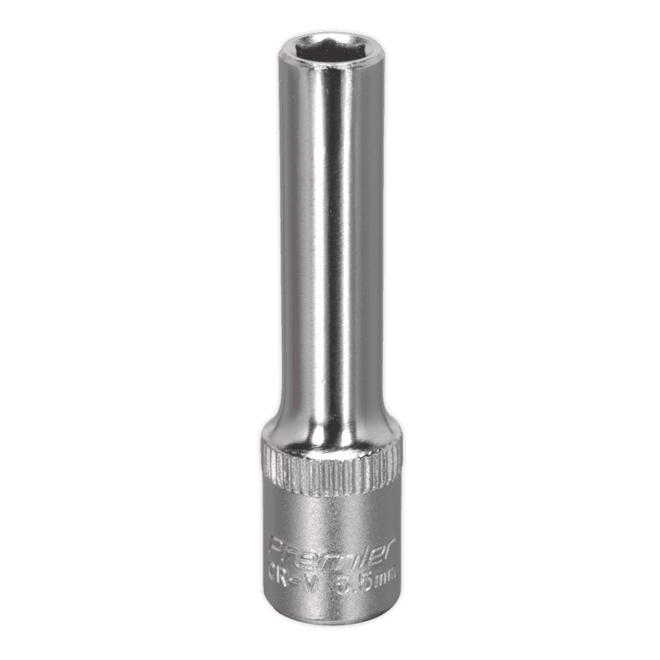 Sealey WallDrive Socket 5.5mm Deep 1/4"Sq Drive Model No-S14055D