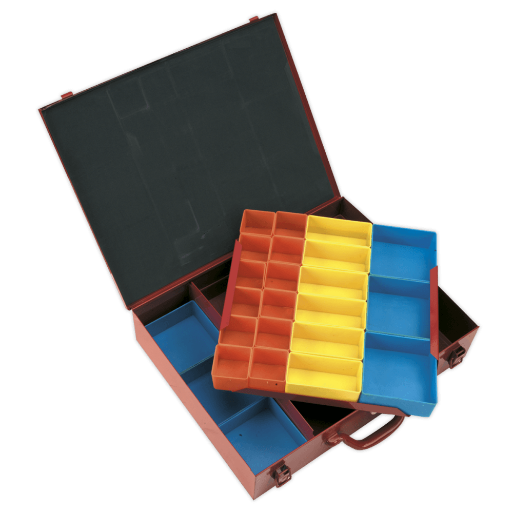 Sealey Metal Case 2 Layer with 27 Storage Bins Model No-APMC27