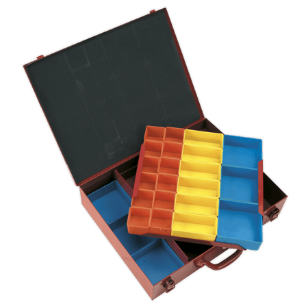 Sealey Metal Case 2 Layer with 27 Storage Bins Model No-APMC27