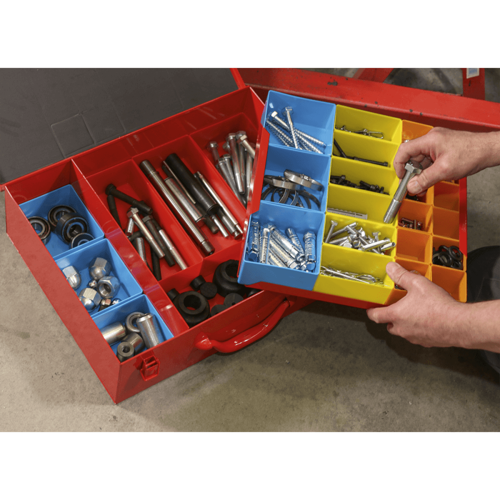 Sealey Metal Case 2 Layer with 27 Storage Bins Model No-APMC27