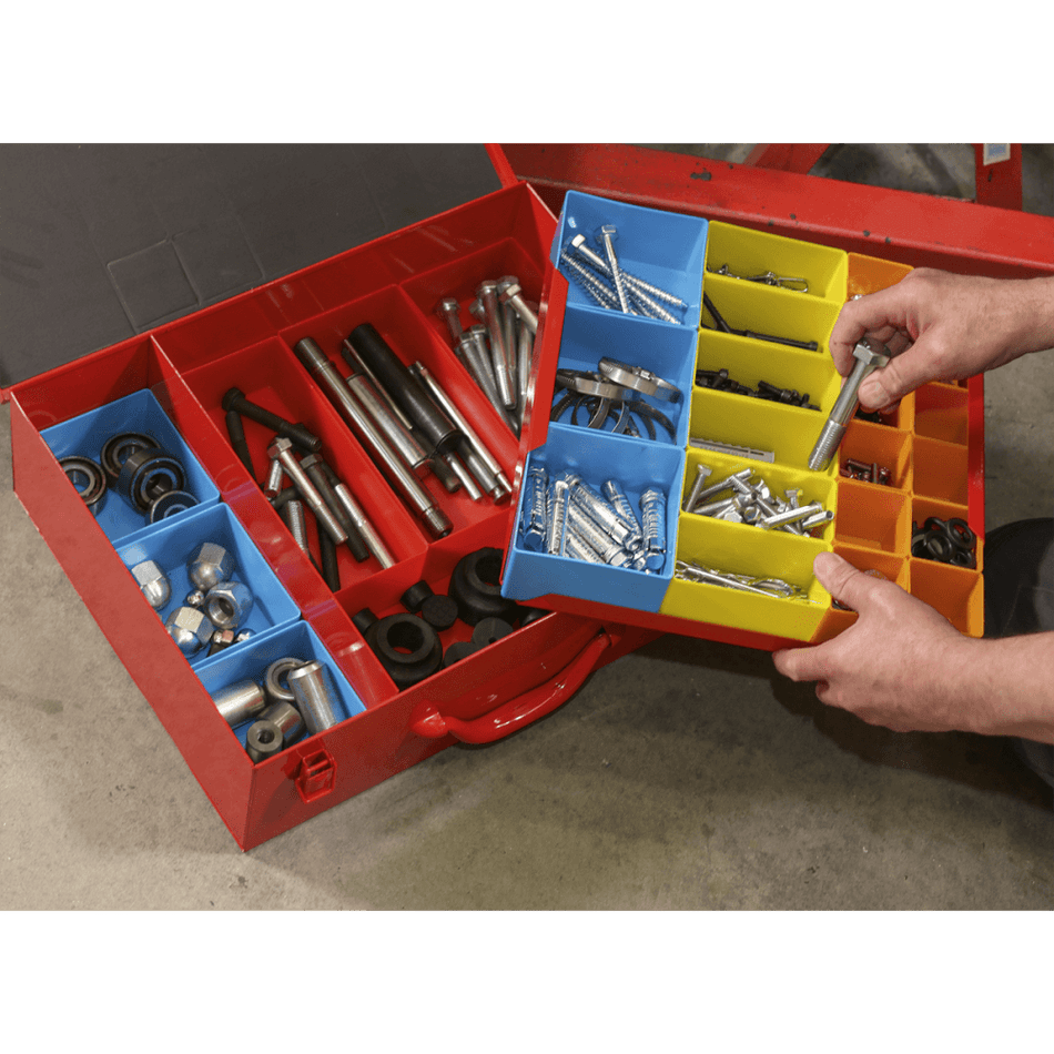 Sealey Metal Case 2 Layer with 27 Storage Bins Model No-APMC27