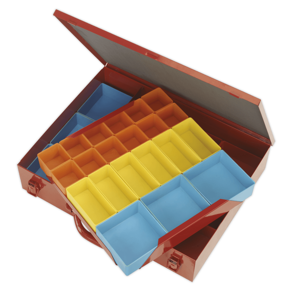 Sealey Metal Case 2 Layer with 27 Storage Bins Model No-APMC27