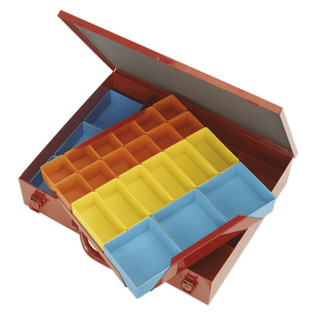 Sealey Metal Case 2 Layer with 27 Storage Bins Model No-APMC27