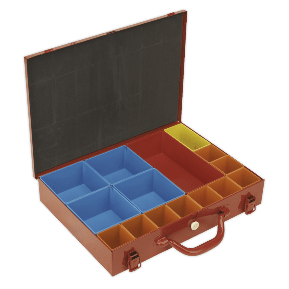 Sealey Metal Case with 15 Storage Bins Model No-APMC15