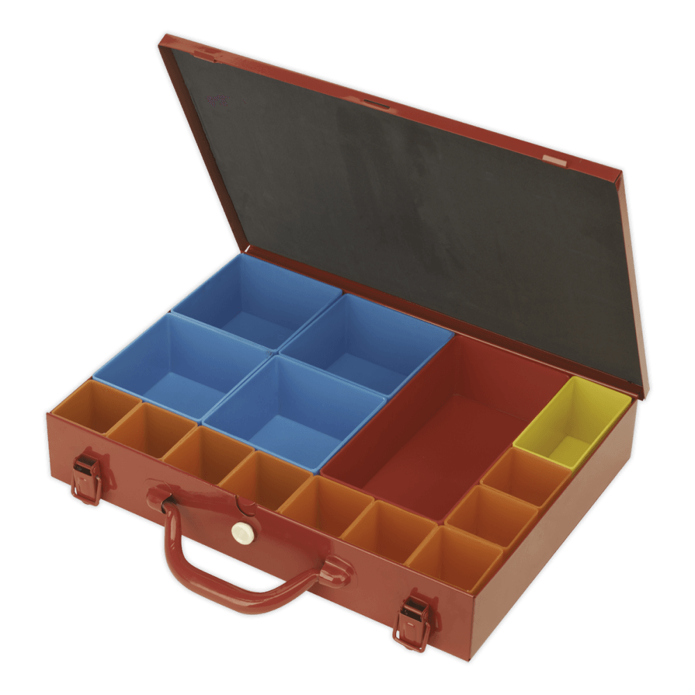 Sealey Metal Case with 15 Storage Bins Model No-APMC15