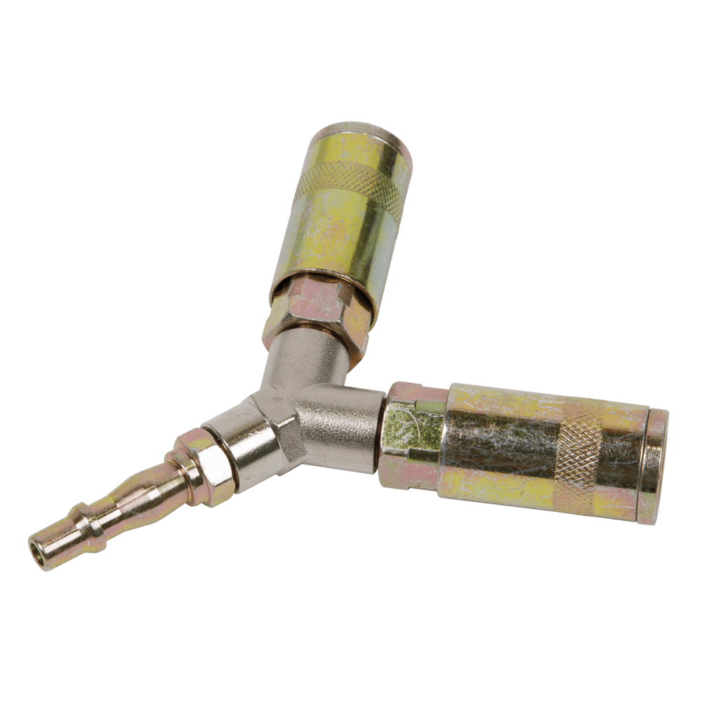 Sealey Twin Coupling Bodies Y Adaptor Model No-ACX55