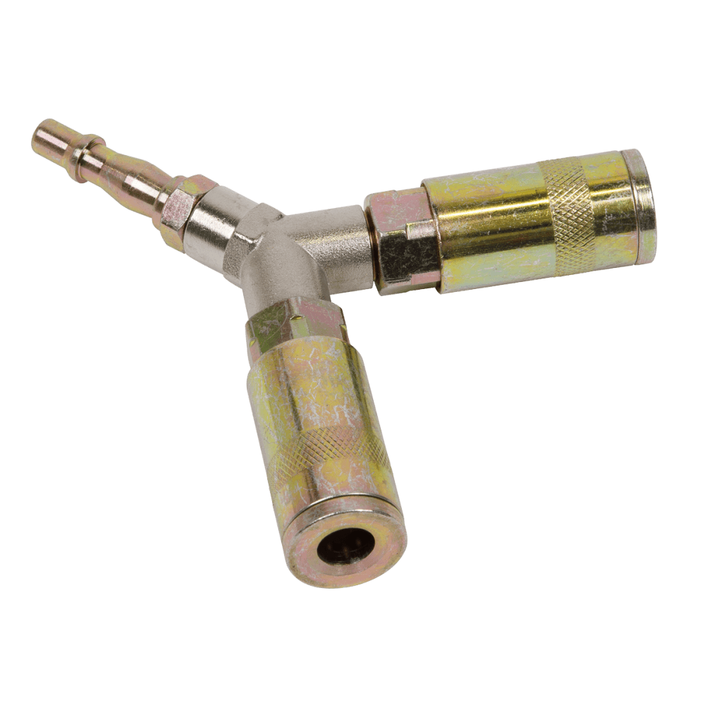 Sealey Twin Coupling Bodies Y Adaptor Model No-ACX55