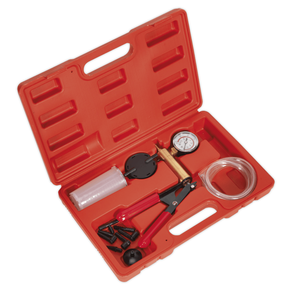 Sealey Vacuum Tester & Brake Bleeding Kit Model No-VS402