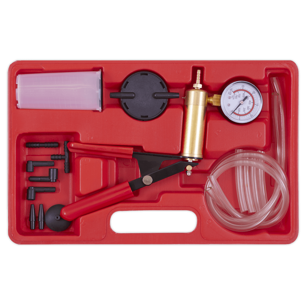 Sealey Vacuum Tester & Brake Bleeding Kit Model No-VS402
