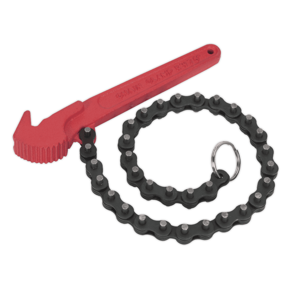Sealey Oil Filter Chain Wrench 60-106mm Capacity Model No-AK6410